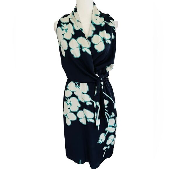 Elie Tahari Silk Floral Dress, 100% silk, size 2. - Picture 1 of 8